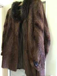 Дамско палто от естествена кожа