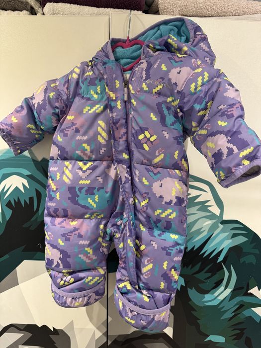 Combinezon Columbia costum iarna bebelusi fetite 3-6 luni