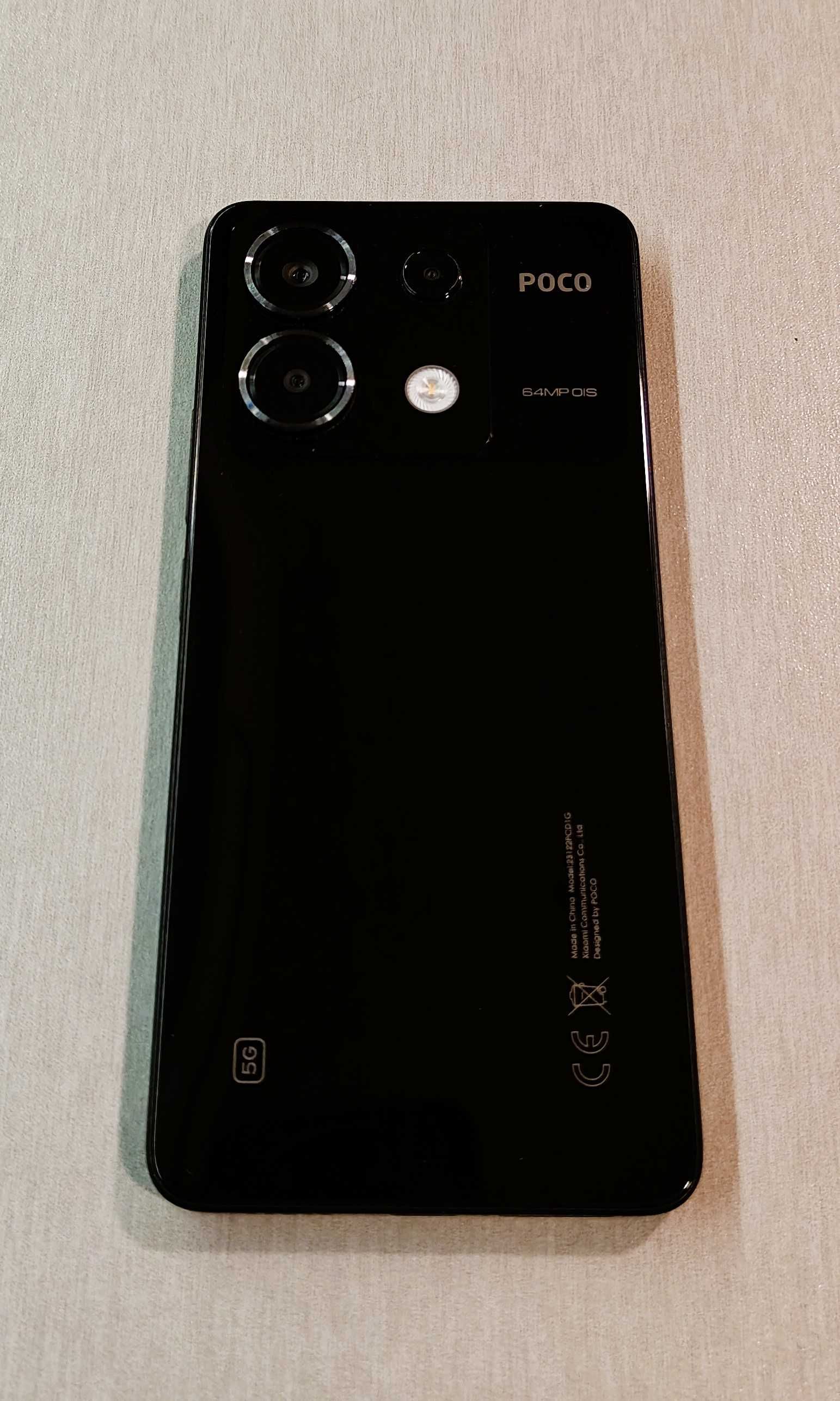 Мобилен телефон Poco X6, 256GB, 12GB RAM, 5G, Черен