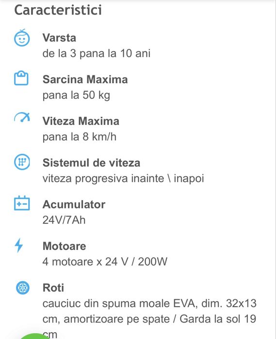 ATV electric pentru copii