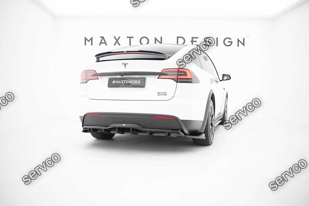 Prelungire bara spate Tesla Model X Mk1 2021- v5 - Maxton Design