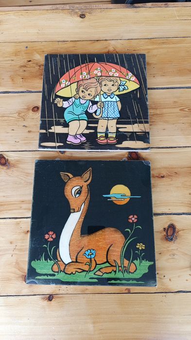 Картины на фанере. СССР