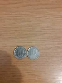 Vând 2 monede de 10 lei din 1992 în stare buna sunt de colectie