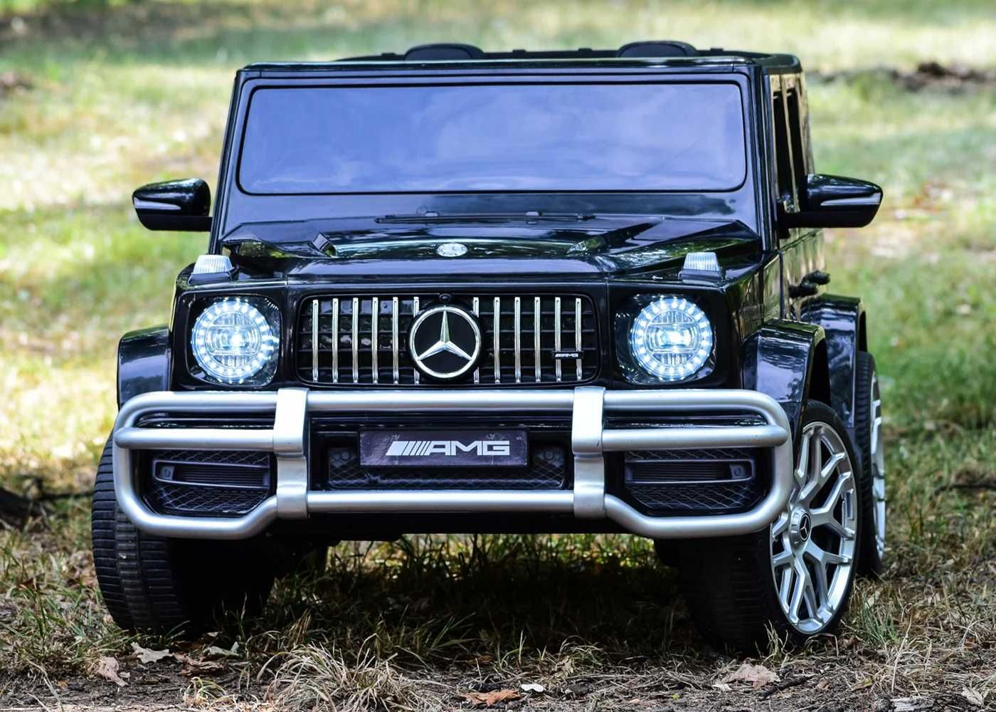 Masinuta electrica copii 2-8 ani Mercedes G63 XXL 2 locuri 4x4Negru