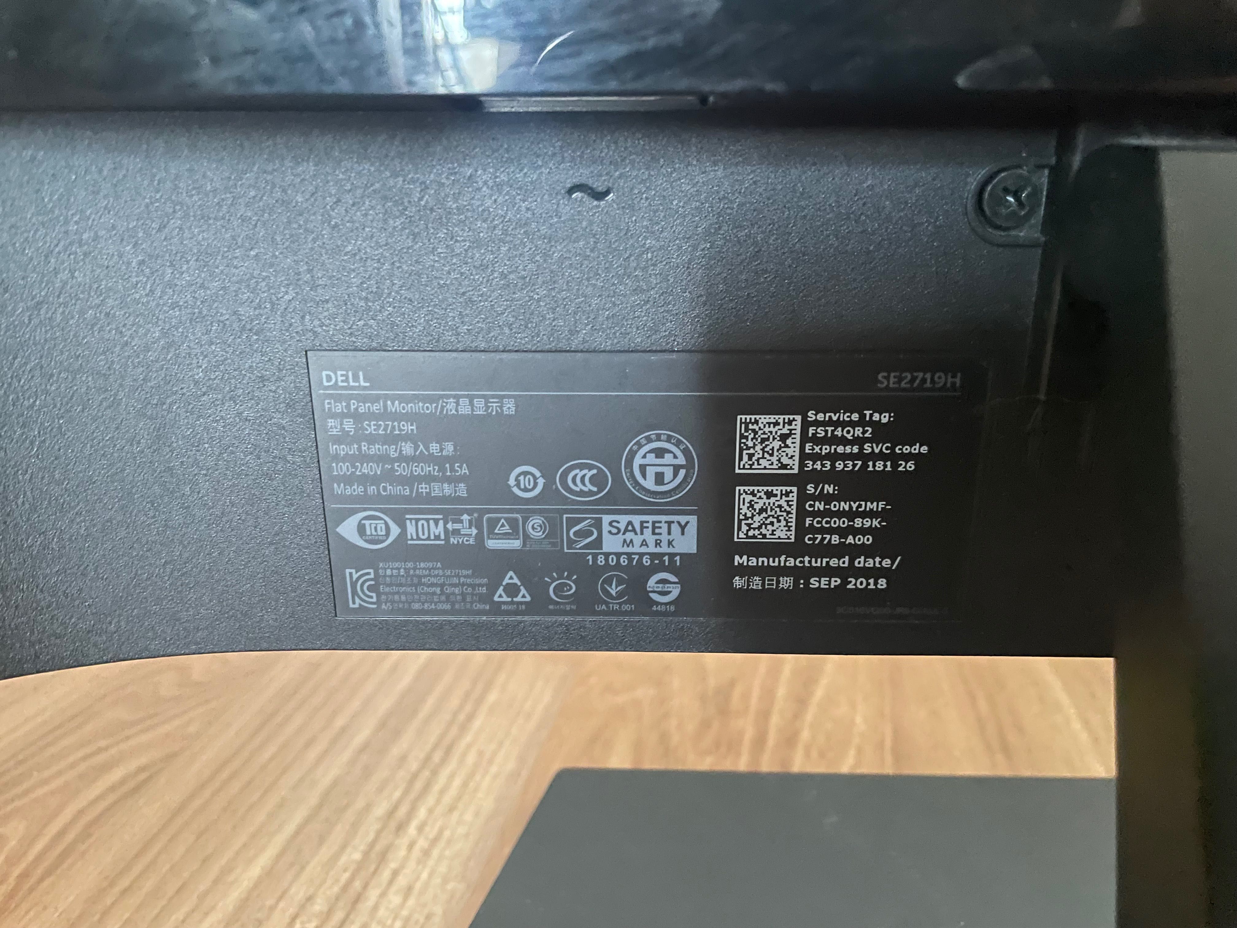 Монитор DELL SE2719H