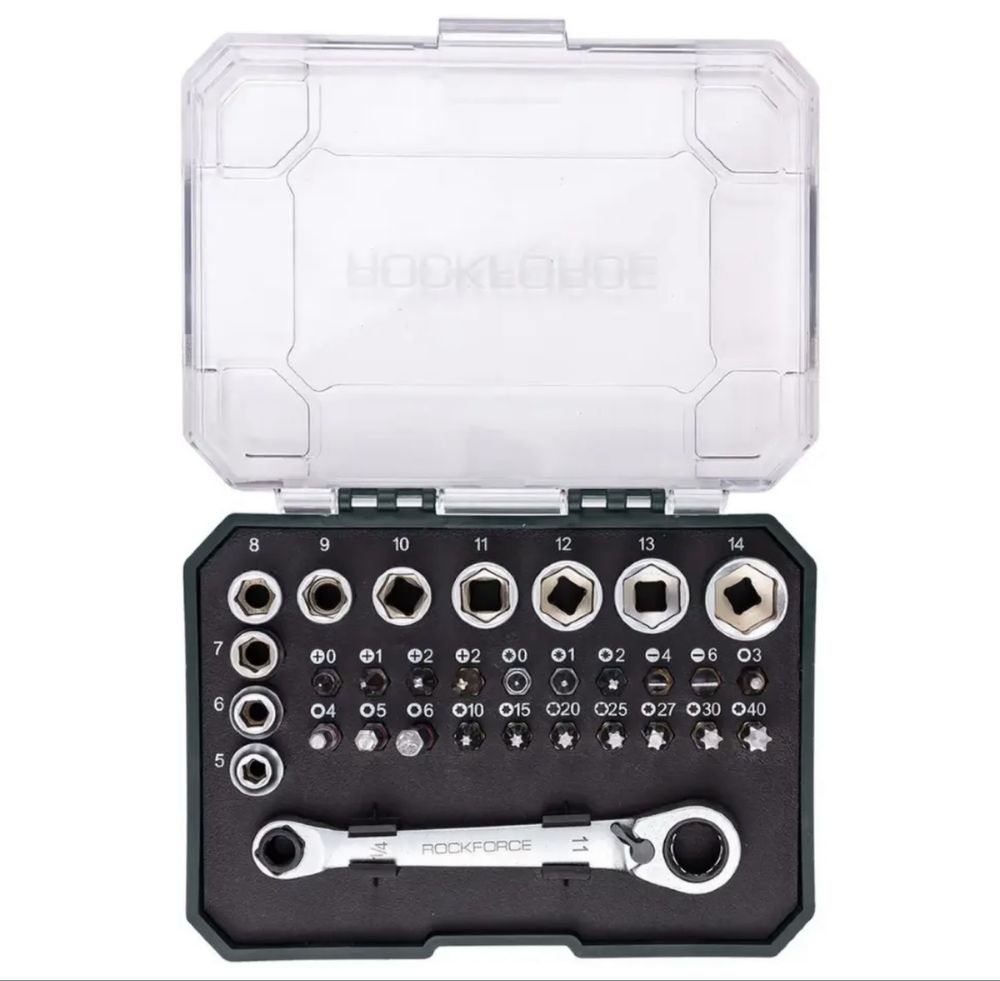 Мини гедоре 31 части 1/4'' ROCKFORCE