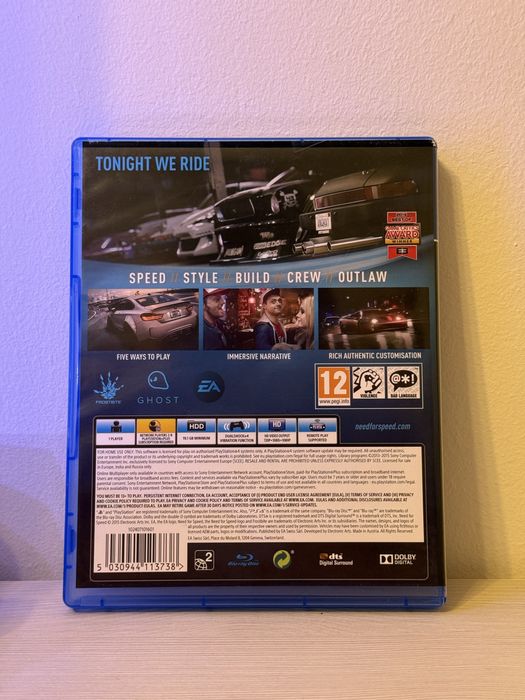 Joc Need For Speed 2015 PS4