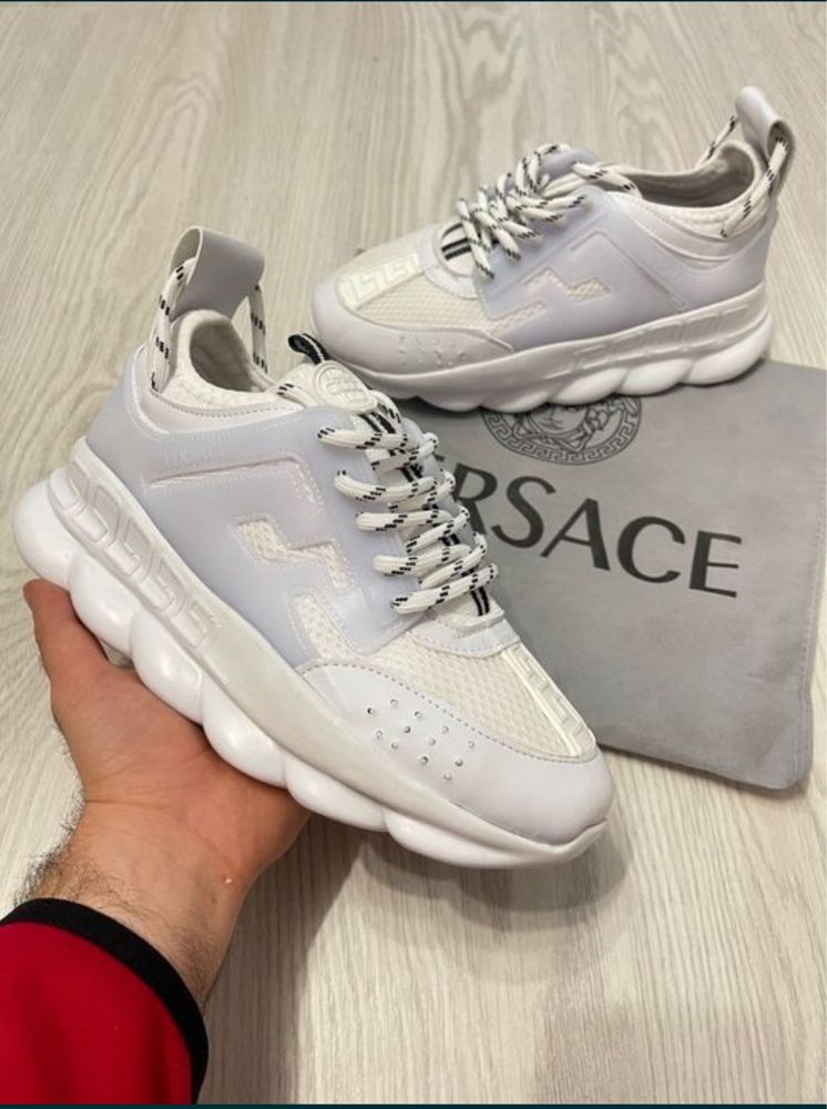 Adidasi Versace White