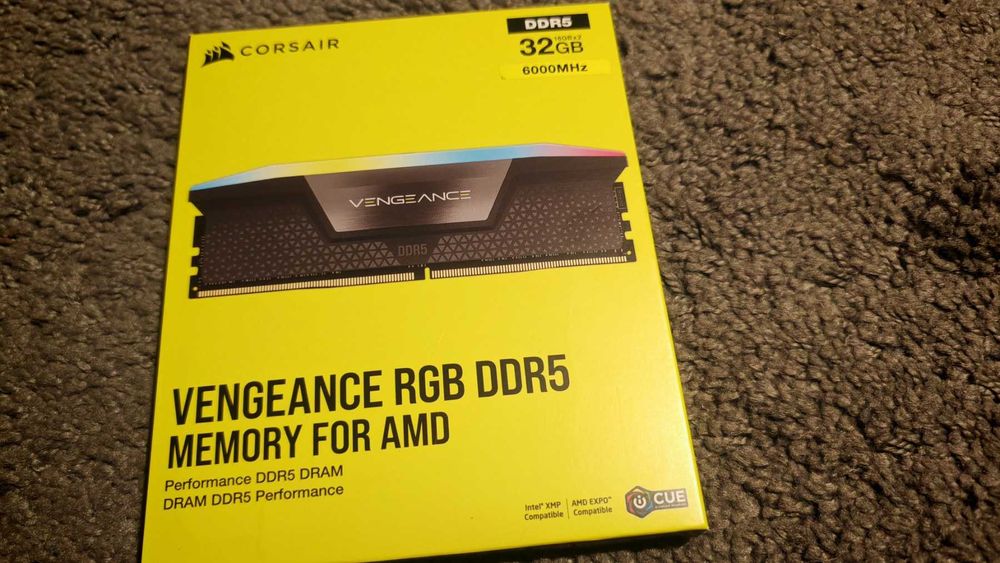 Рам памет Corsair Vengeance Rgb Ddr5, 32Gb (2X16Gb) 6000Mhz