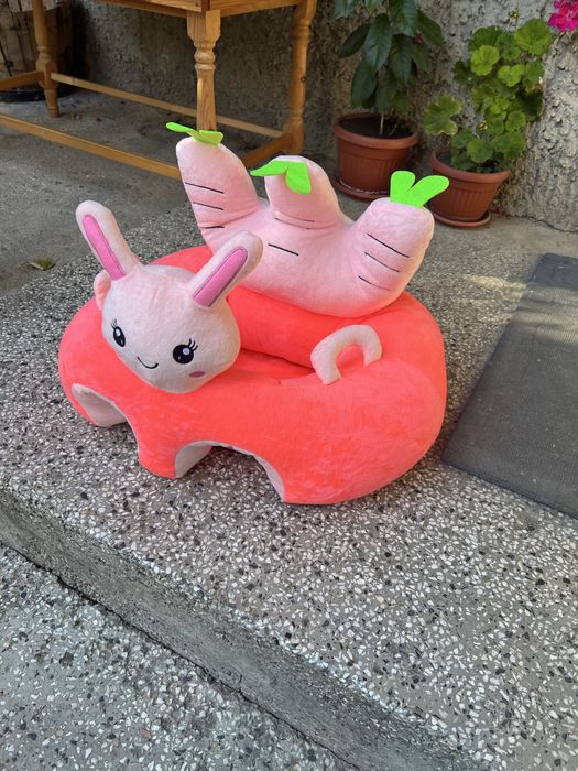 Детски фотьойл/детски барбарон Зайче