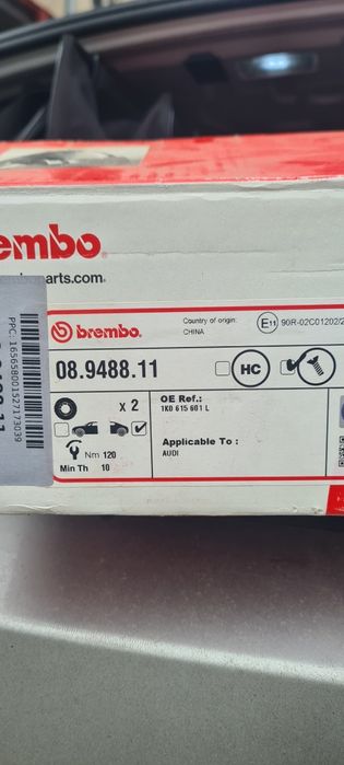 Set disc frana Brembo pt Audi VW Seat Skoda