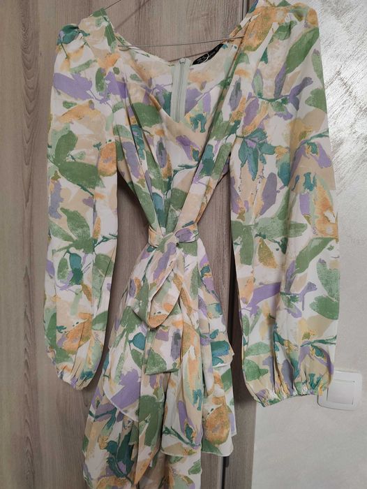 Цветен къс гащеризон S