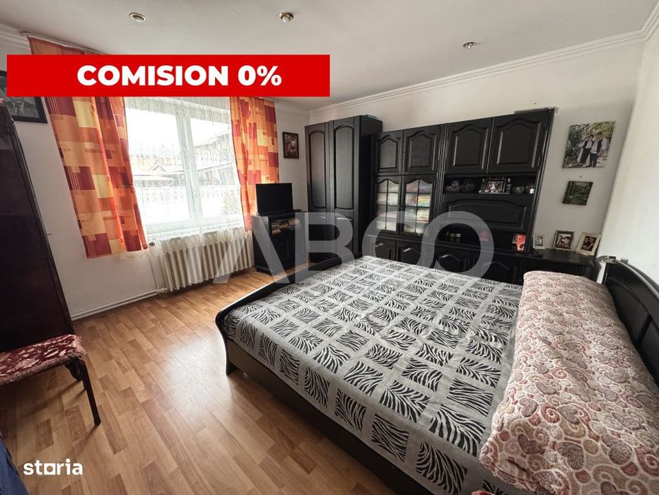 Casa singur in curte cu 4 camere pivnita teren 234 mp Terezian Sibiu