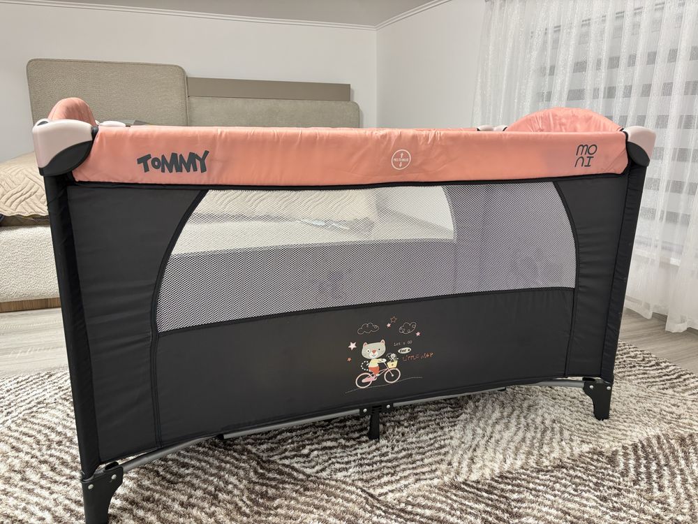Moni Сгъваема кошара Tommy розова