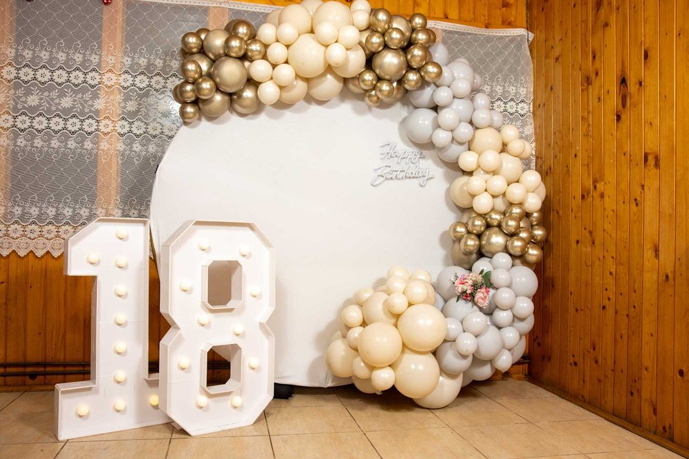 Arcada baloane  Safary / Decor evenimente / Cristelnita/Botez/Majorat