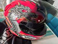 Vând casca moto/scuter shoei xspirit 2 kyonary Red mas L
