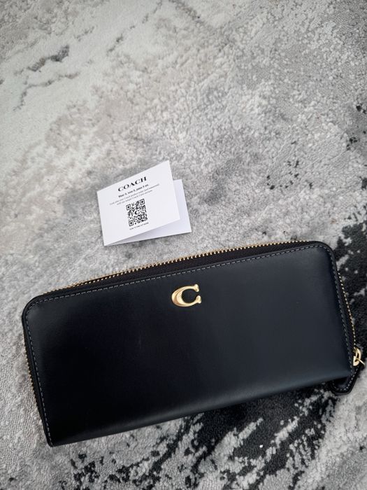 Portofel Coach ,culoare neagra din piele