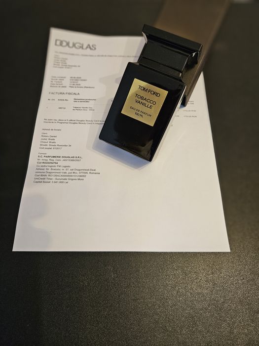 Tom Ford Tobacco Vanille 100ml - Original,  Cadou Lux - Ofertă