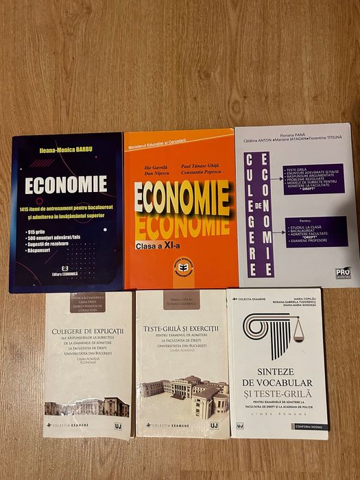 Set carti admitere Facultatea de Drept