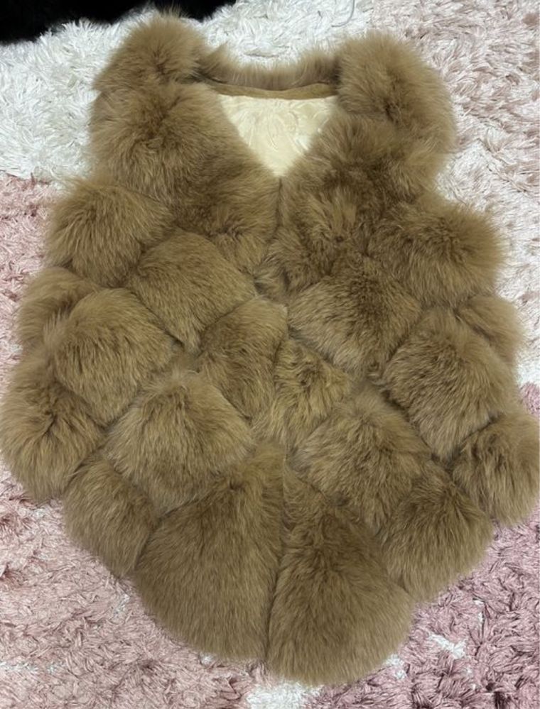 Veste din blana naturala de vulpe