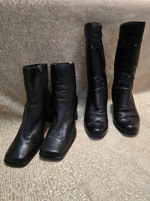 Cizme dama din piele naturala, mărime 36 si 37, stare foarte bună.