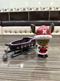 Figurina Chopper din One Piece Versiunea de Craciun cu Sanie