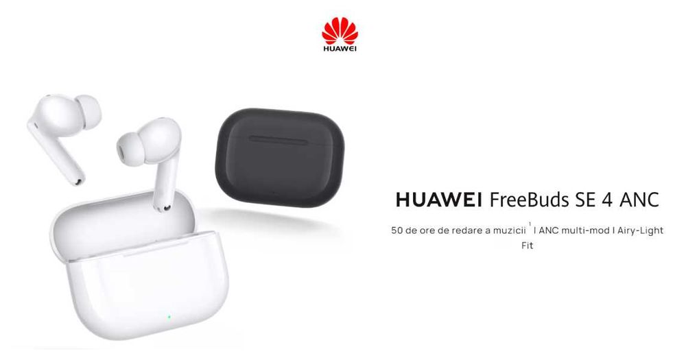 Casti In-Ear Huawei FreeBuds SE 4 ANC - NOI - SIGILATE