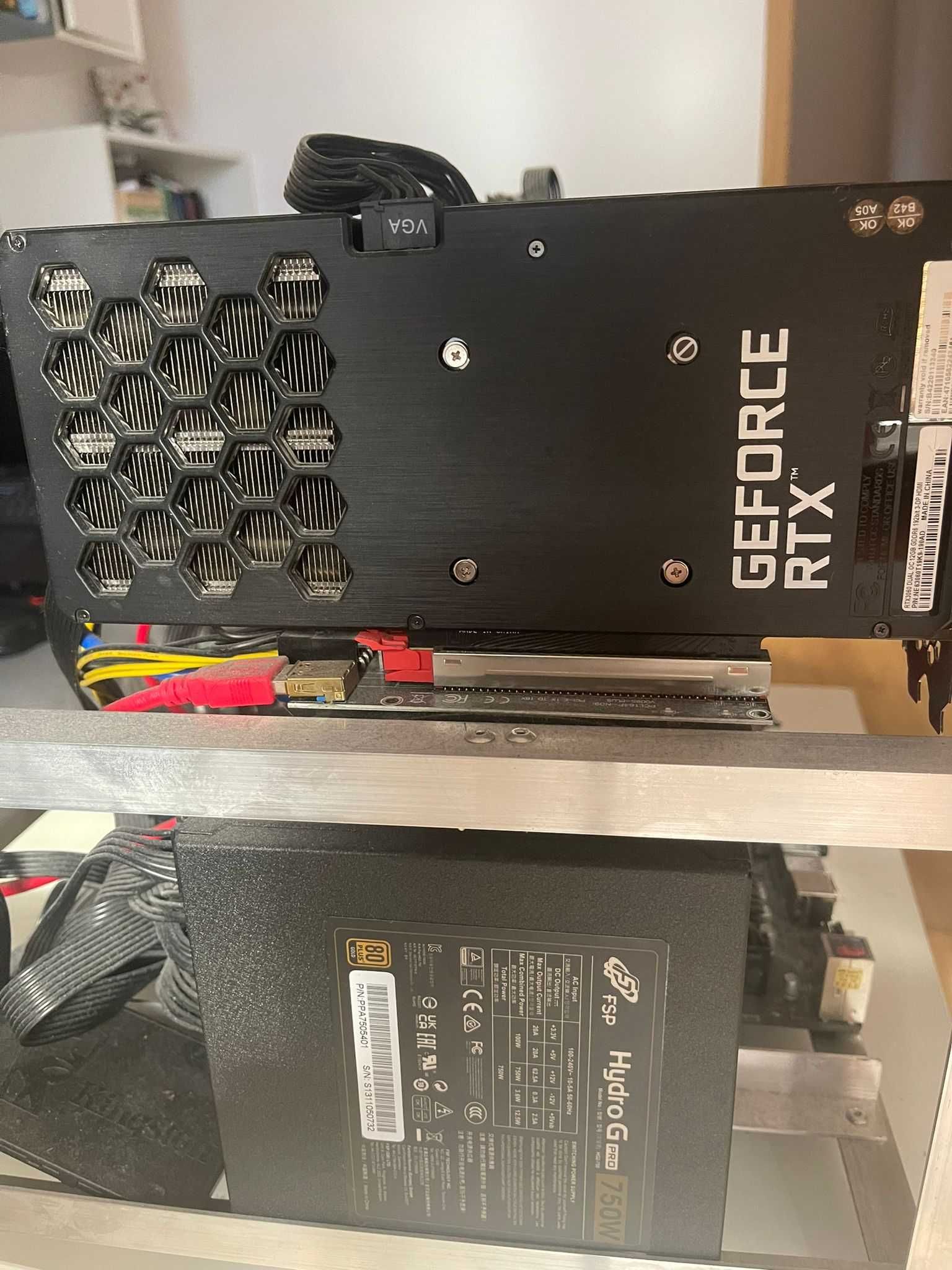 Mining rig 4x RTX 3060 Palit Dual OC 12GB + 2x RTX 3060 Ti