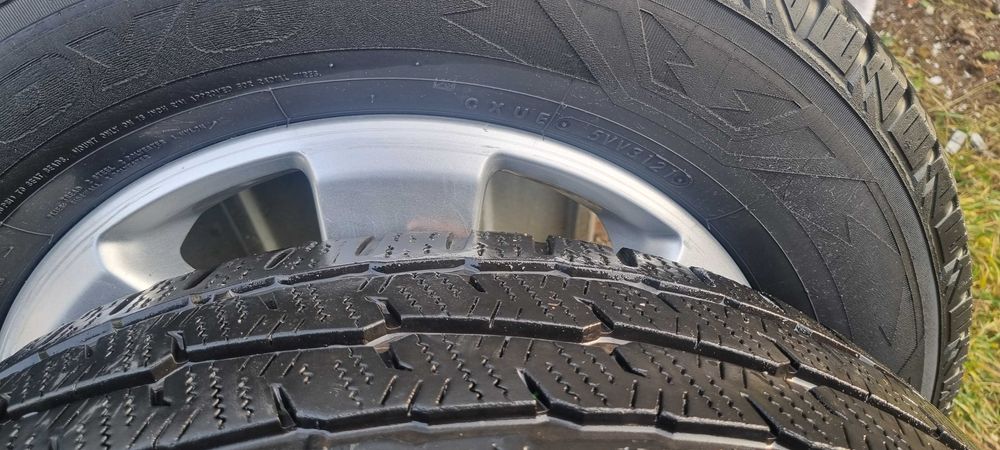 jante originale vw t5, vw t6, cu anvelope de iarna 215/65/16 C