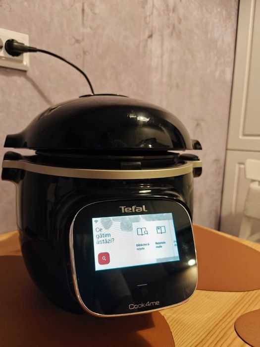 Multicooker inteligent Tefal Cook4me Touch Wi-Fi, 6L, 1600W, ecran LCD