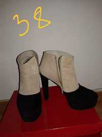 Botine piele 85 lei