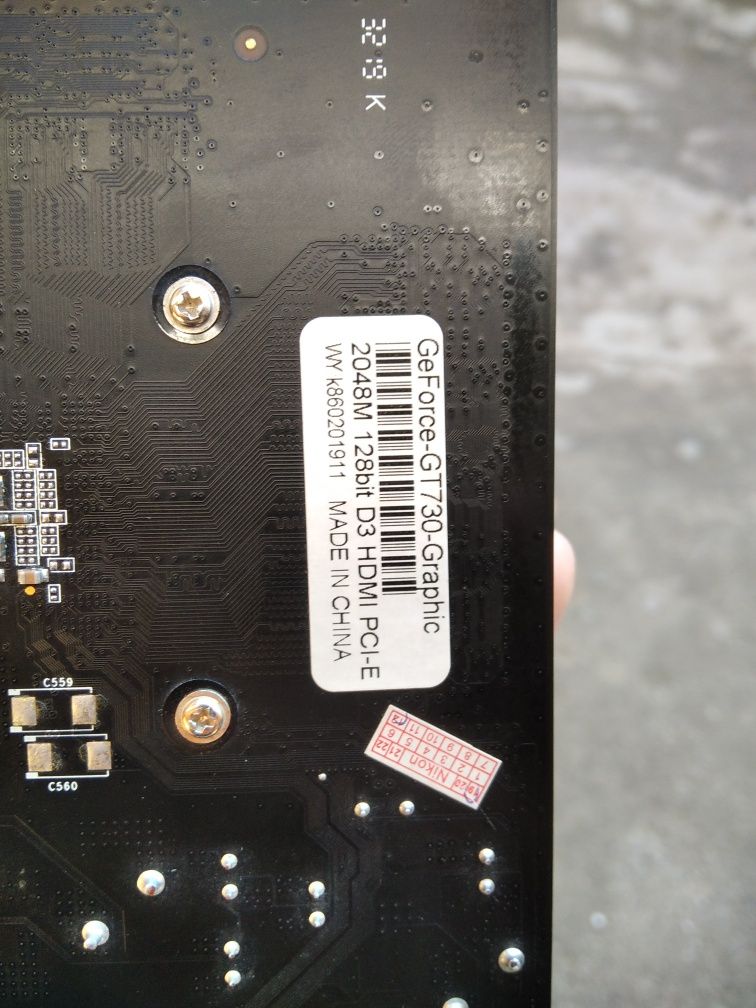 GT 730 2GB Yaxshi ishlab turgan arzon narxda