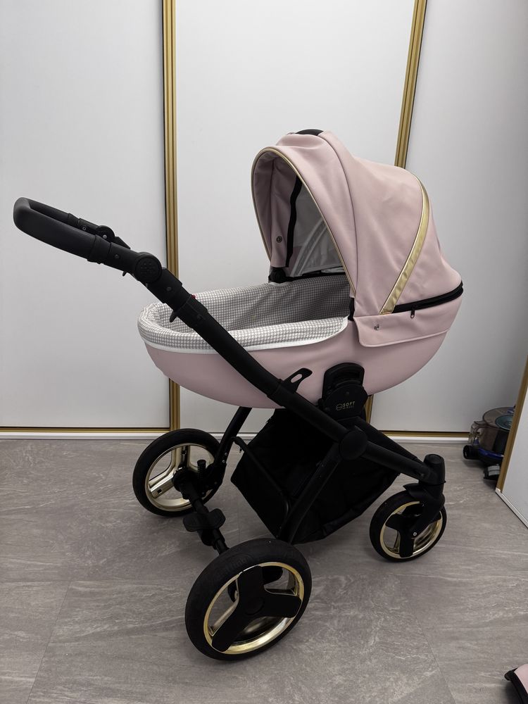 Carucior Krausman 3 in 1 Prime Mirage Pink Gold