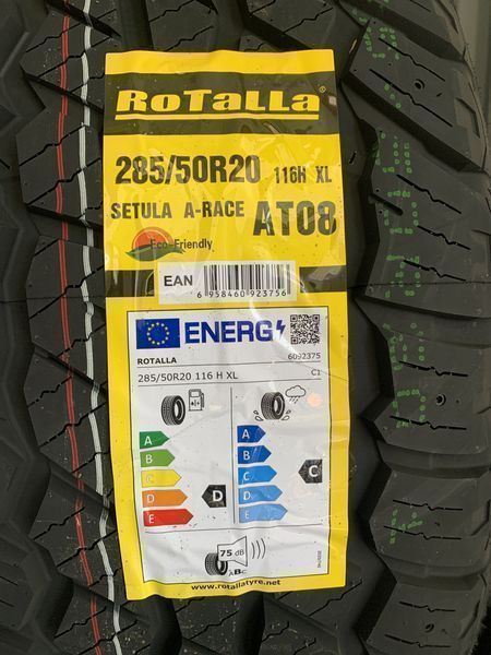 Нови джипови гуми ROTALLA SETULA A-RACE AT08 285/50R20 116H XL НОВ DOT