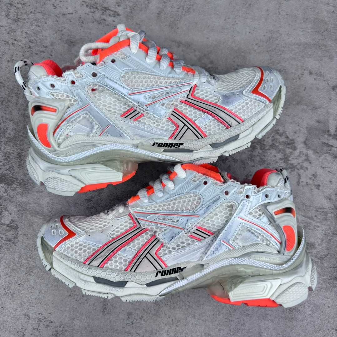 Balenciaga Runner -- White & Orange