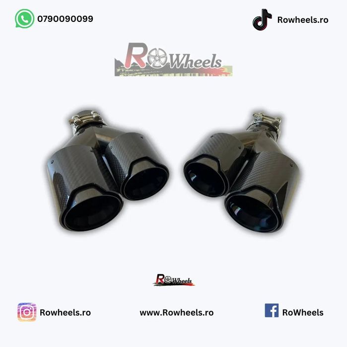 Rrnamente BMW G30 G31 tobe Tips M black glos sport duble BMWX5 X6 G30 G20 G05 G06 X3 X4 BMW F10 F11 F12 F13 F15 F16 F30 F31 F34 G01 G02 GT E70 E71 BMW G20