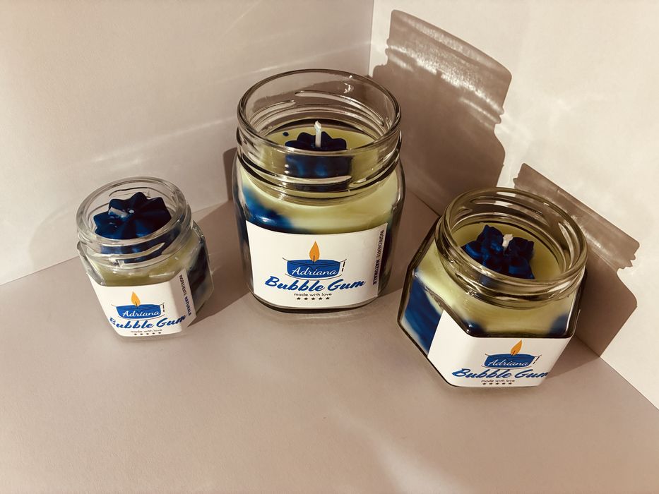 Lumanari parfumate, 100% ceara de soia