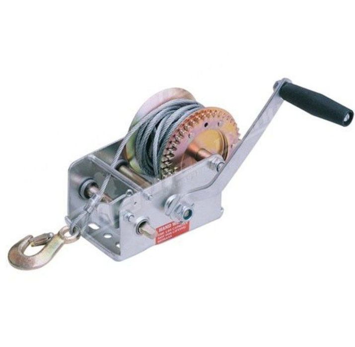 Лебедка ручная 350_700 -кг tro'st uzunligi 6.5  . 7  mm uzunlikda
