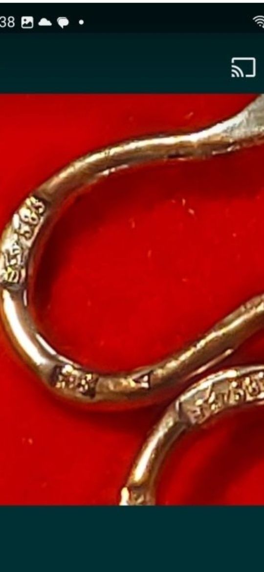 Золотые серьги  СССР 583пр