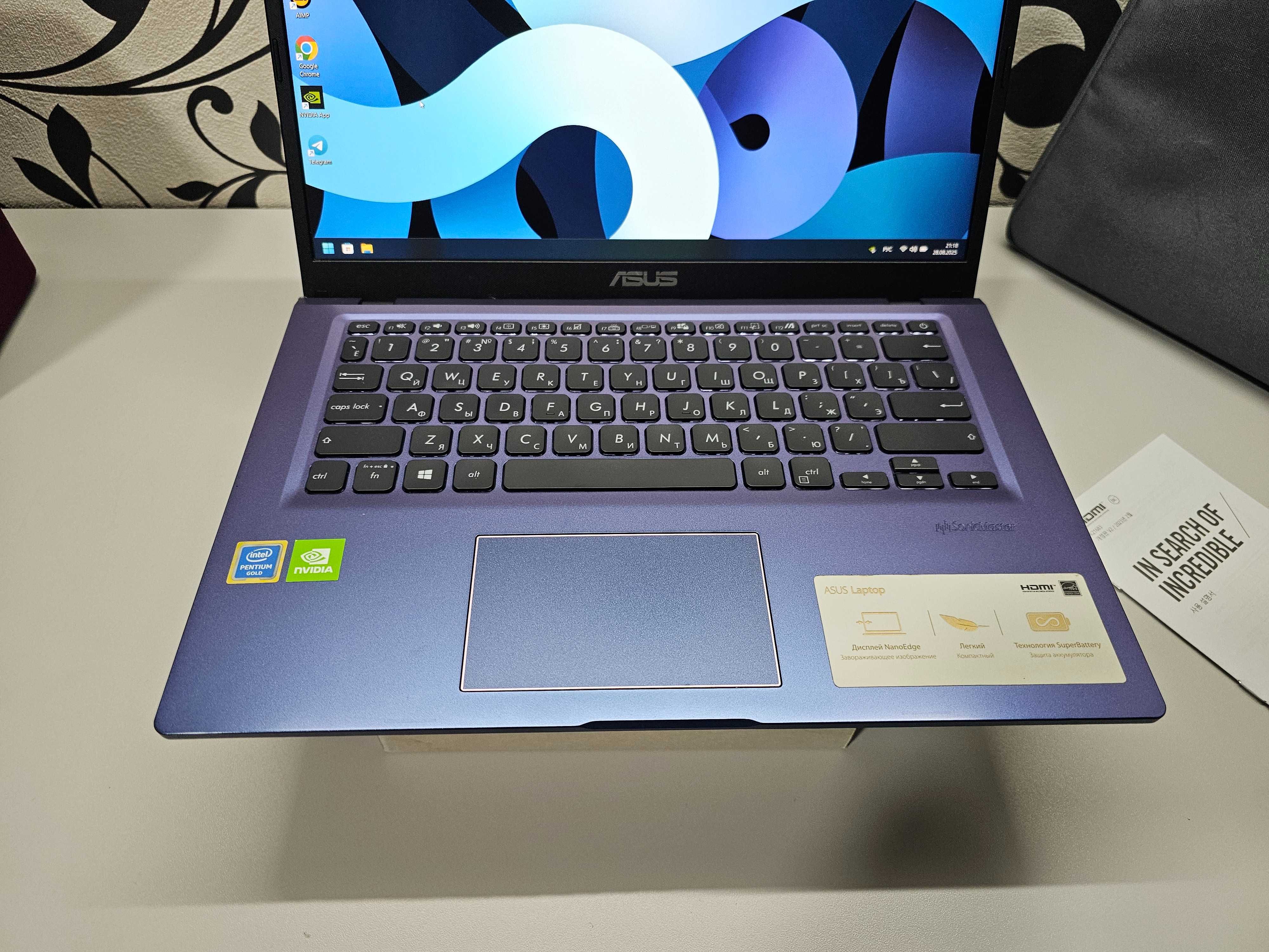 ПРОДАМ Asus X415JF Игровой Ноутбук Pentium®GOLD 6805/8GB/256SSD/MX130.