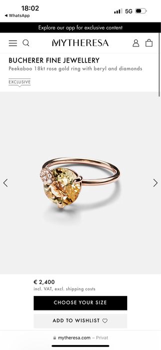 Inele Bucherer diamante Peekaboo