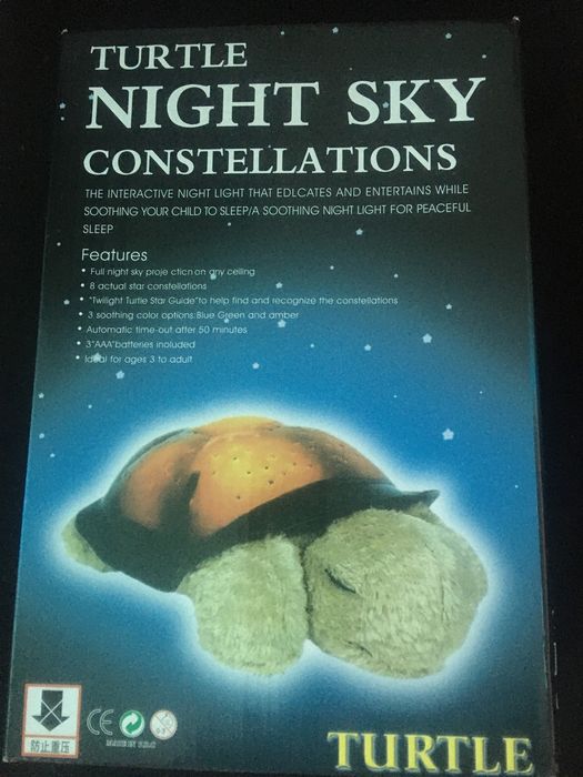 Lampa de veghe broscuta proiector cu lumini colorate