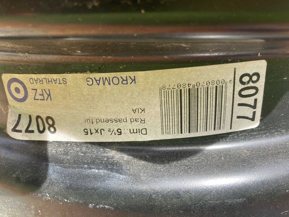 Jante Tabla R15, 5x114.3  Renault / Kia