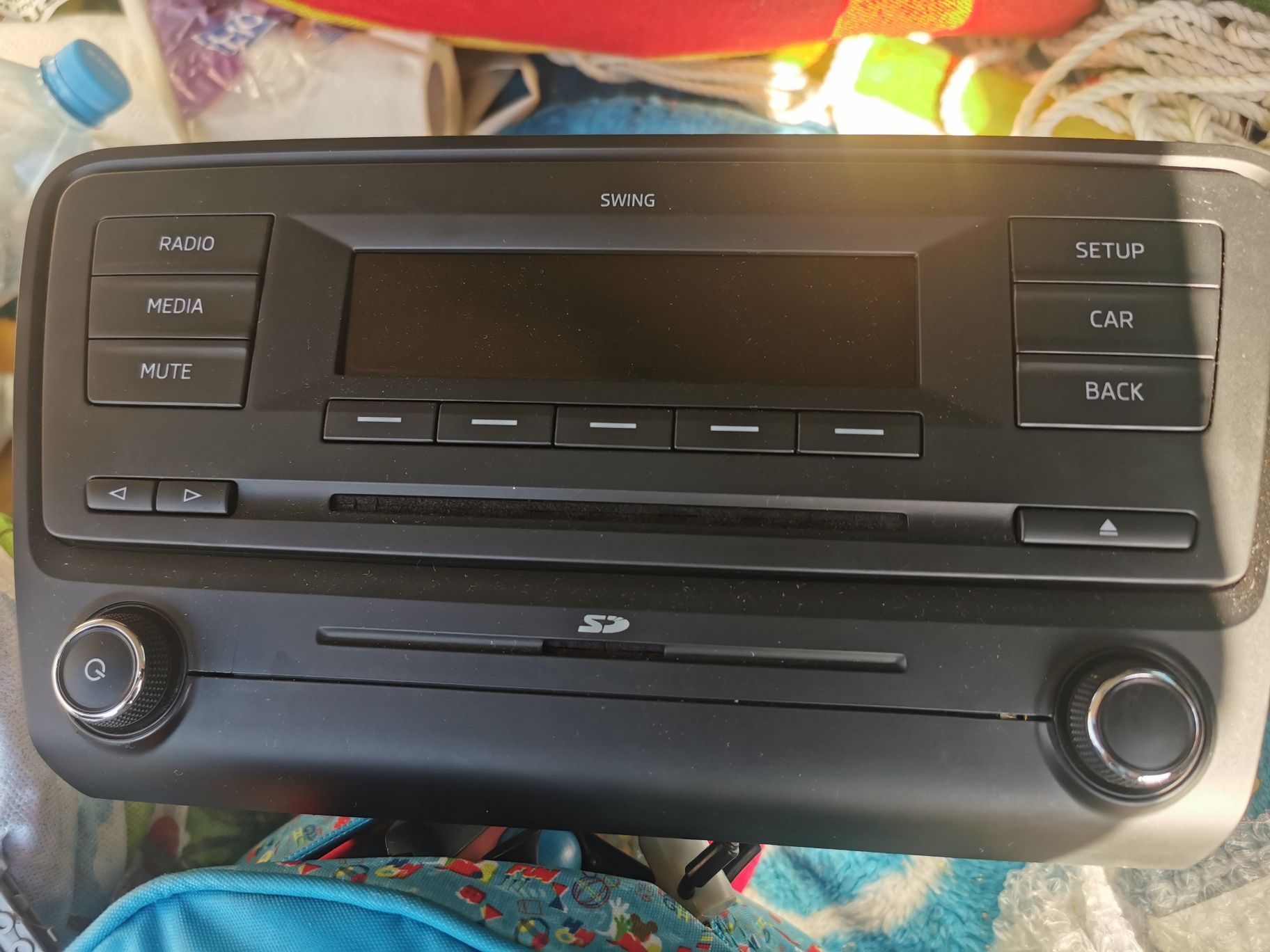 Radio/cd original skoda