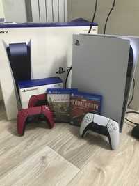 (PS5) Sony Playstation 5 (два джойстика) игры