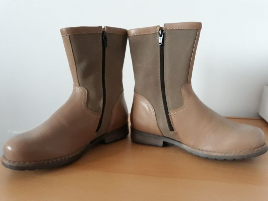 Cizme din piele cu blana