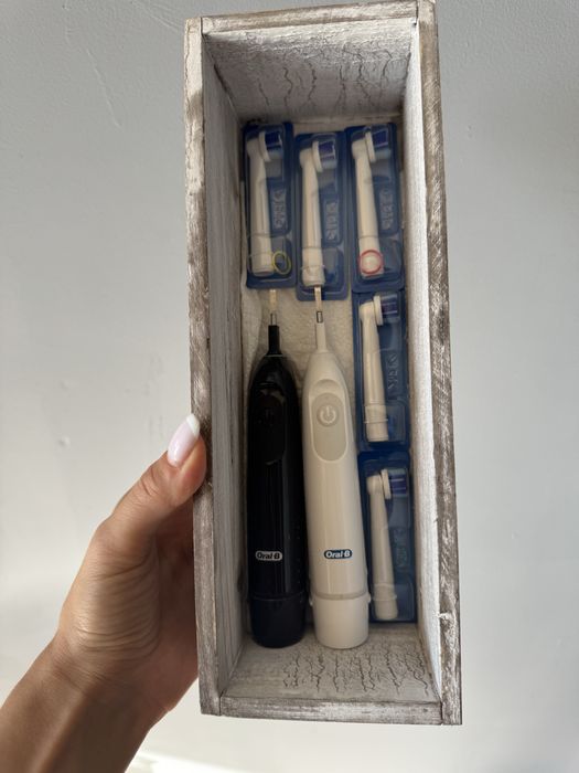 2бр комплект Oral-B Pro Battery + 10бр резервни накрайници