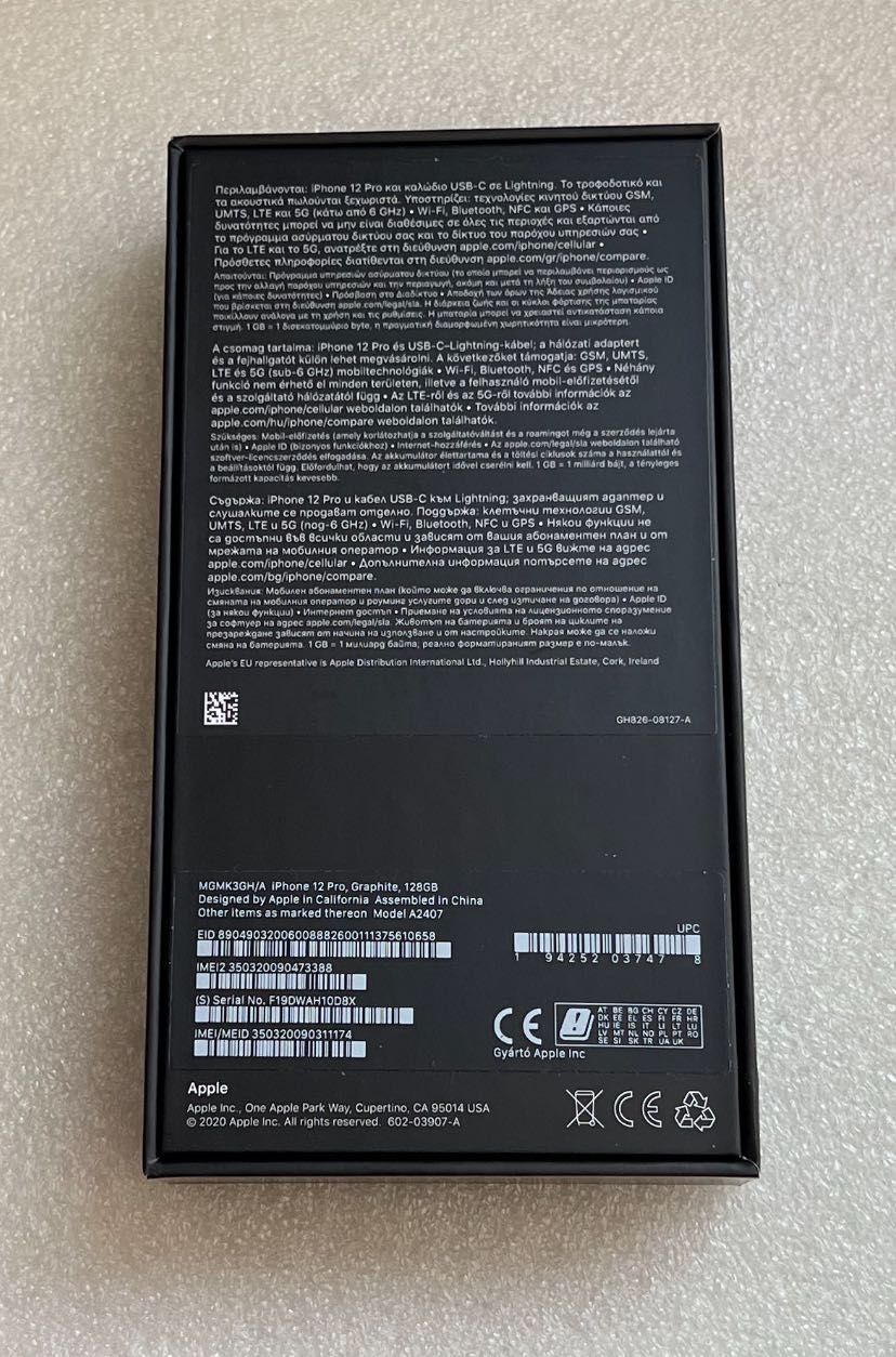 iPhone 12 Pro 128 GB Graphite