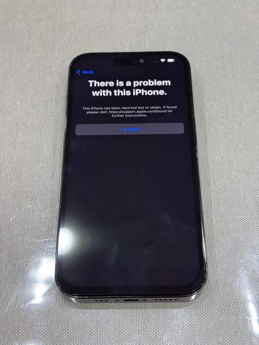 iPhone 14 Pro 256Gb icloud заблокирован