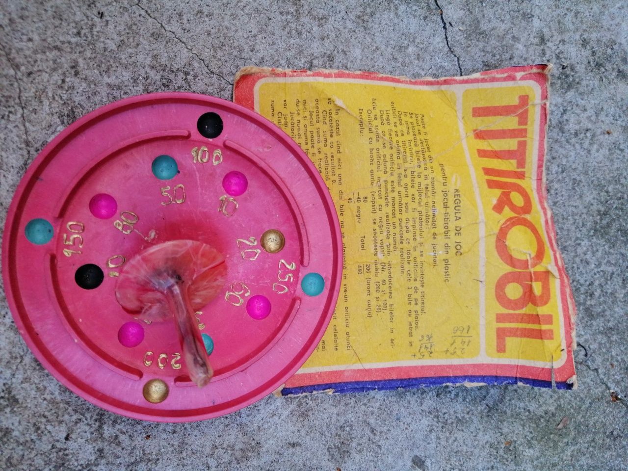 Trenuleț electric vintage colecție, titirobil, jucării vechi vintage